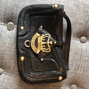 Juicy Couture black wristlet